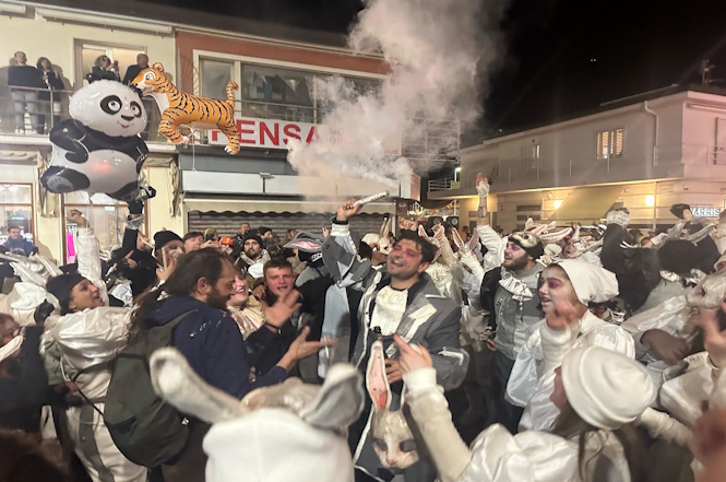 La gioia incontenibiile dei vincitori