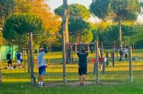 Nuove attrezzature ginniche al Percorso Vita di via Raffaelli